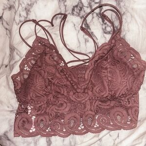 Victoria Secret PINK Mauve Lace Bralette